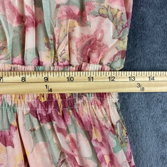 Kate & Lily Womens 12P Dress Cottage Core Floral Feminine Fairycore Smocked - Picture 6 of 9